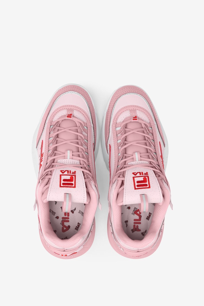 Fila Disruptor 2 EXP Sneakers Dame Koral Lyserød Lyserød Hvide | 872-RZHFCG