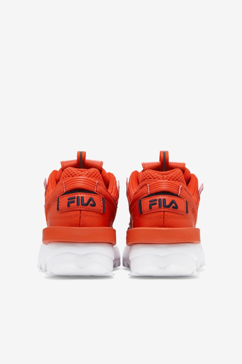 Fila Disruptor 2 EXP Sneakers Dame Orange Mørkeblå Hvide | 913-UPDRJN