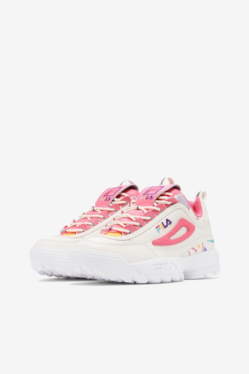 Fila Disruptor 2 Premium Sneakers Dame Blå | 298-GTBWCV