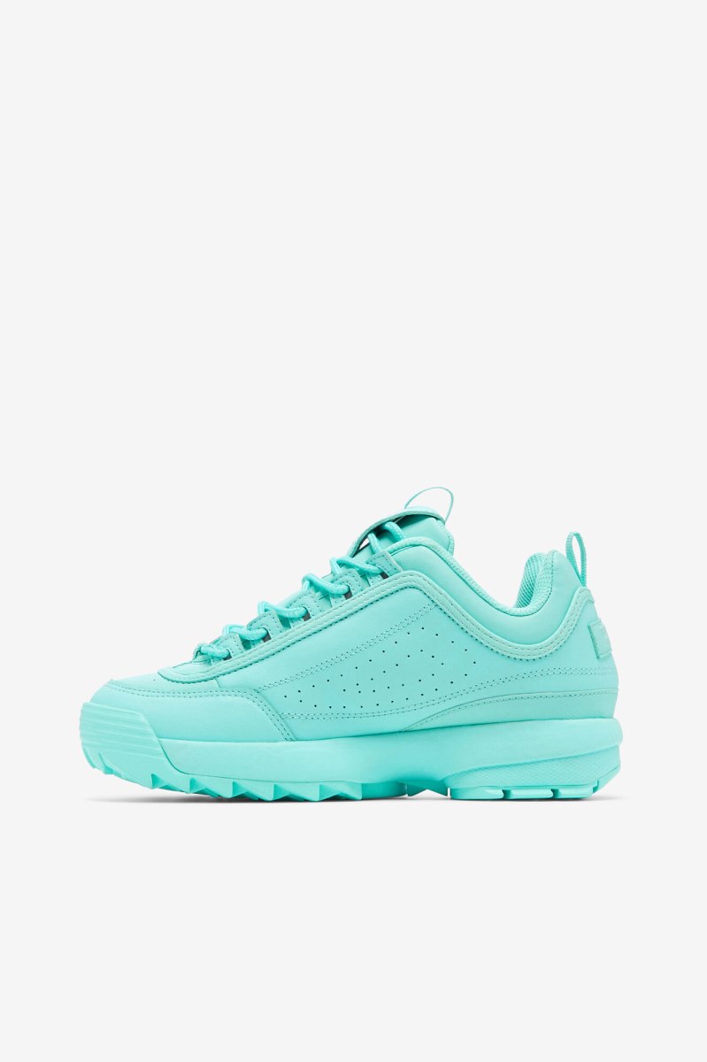 Fila Disruptor 2 Premium Sneakers Dame Blå | 982-IERXHO