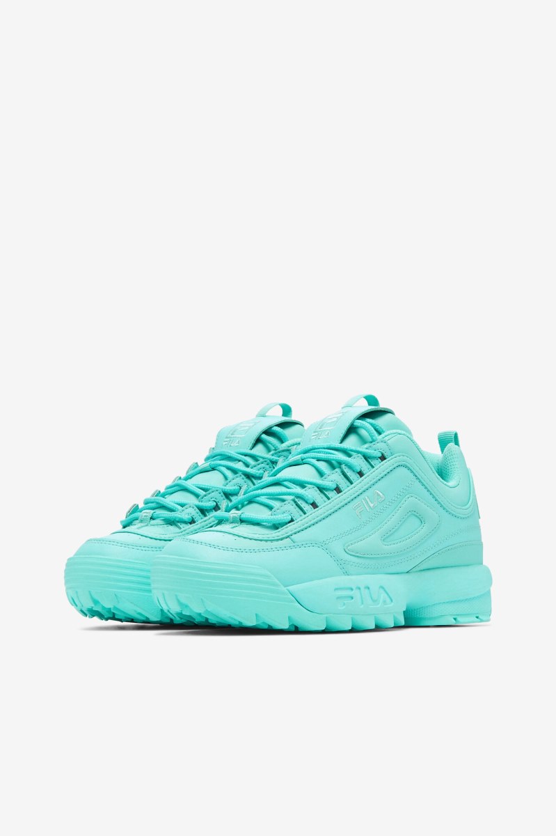 Fila Disruptor 2 Premium Sneakers Dame Blå | 982-IERXHO