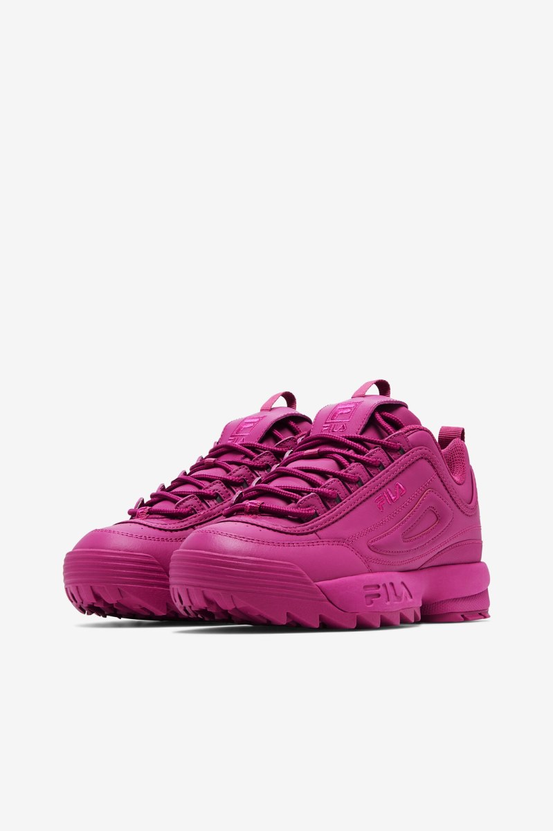 Fila Disruptor 2 Premium Sneakers Dame Fuchsia Fuchsia Fuchsia | 180-HNASVR