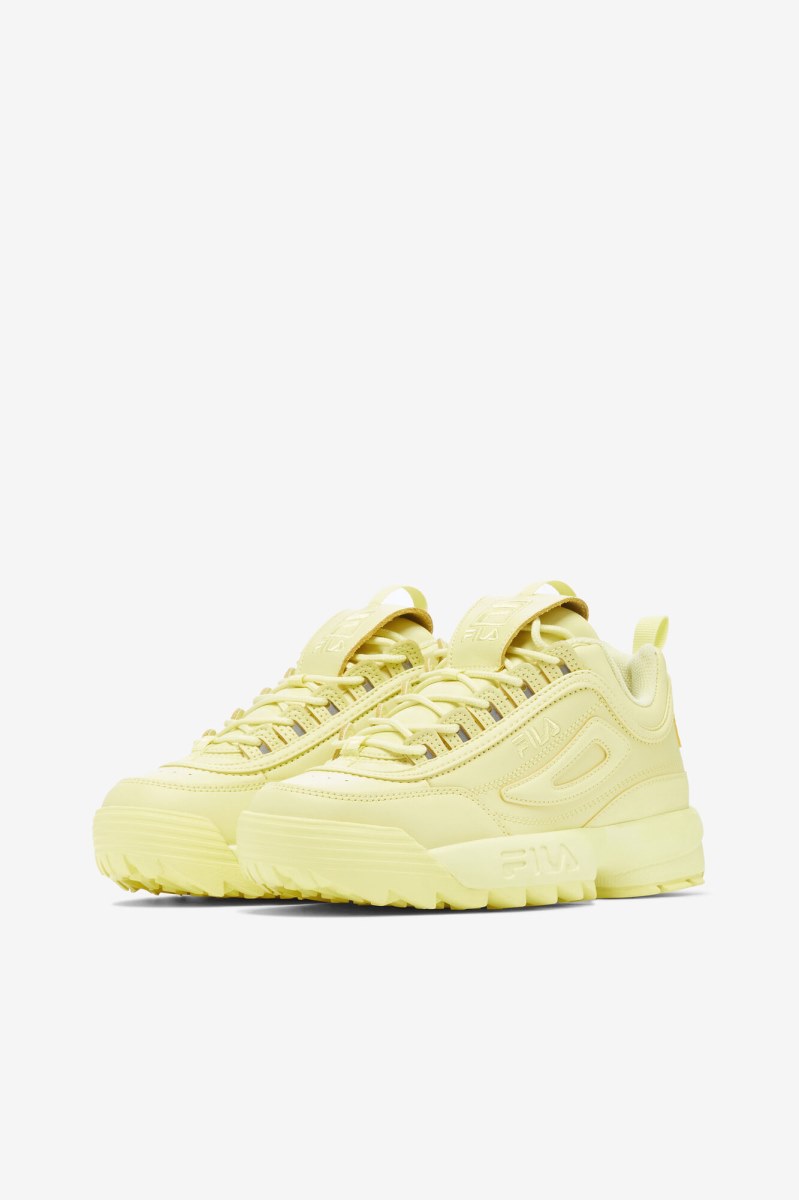 Fila Disruptor 2 Premium Sneakers Dame Gul | 619-OMNQYP