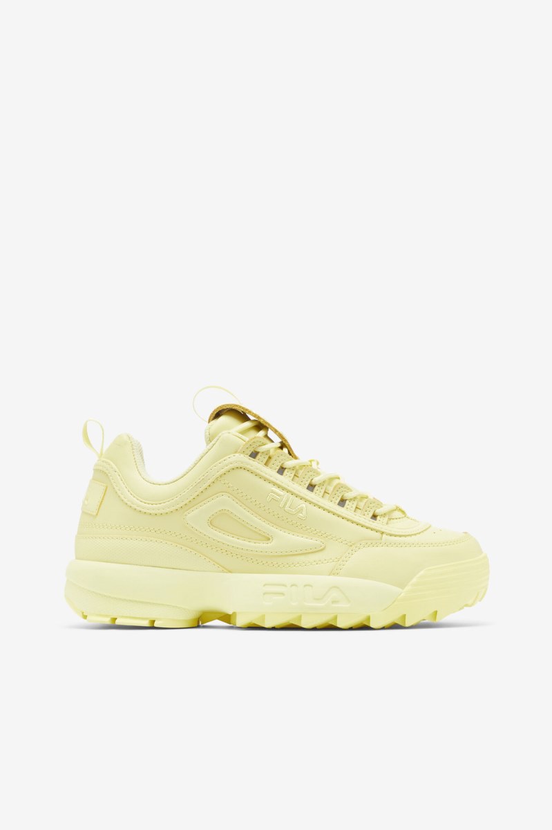 Fila Disruptor 2 Premium Sneakers Dame Gul | 619-OMNQYP