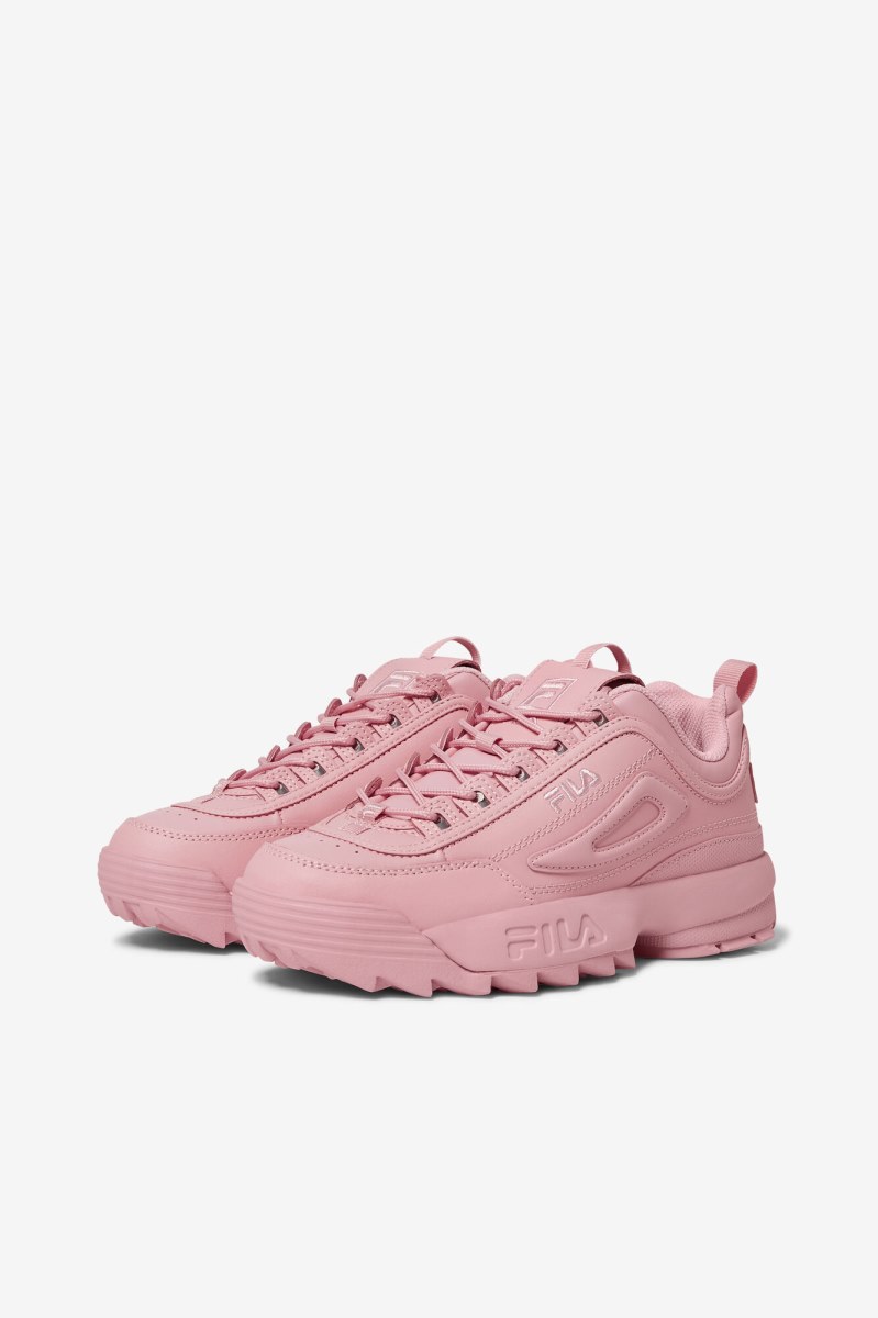 Fila Disruptor 2 Premium Sneakers Dame Koral Lyserød Koral Lyserød Koral Lyserød | 324-WUSKTQ