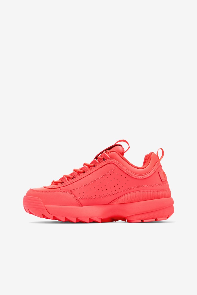 Fila Disruptor 2 Premium Sneakers Dame Koral Koral Koral | 980-BURTXO