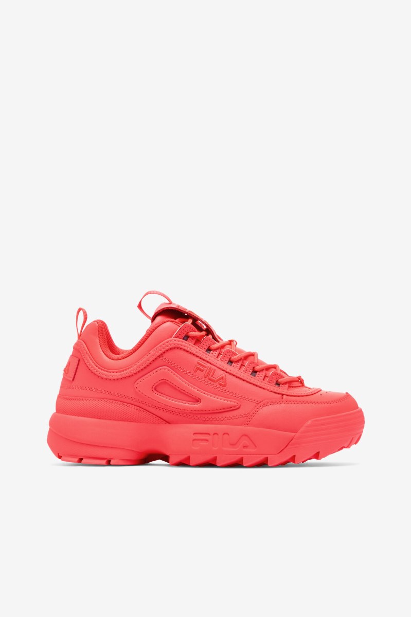 Fila Disruptor 2 Premium Sneakers Dame Koral Koral Koral | 980-BURTXO