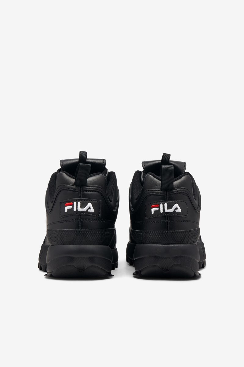 Fila Disruptor 2 Premium Sneakers Herre Sort Hvide Rød | 460-BHATPE