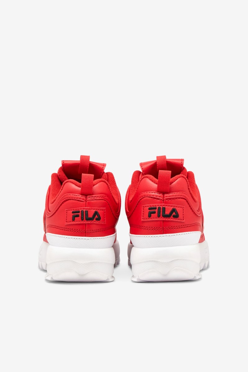 Fila Disruptor 2 Sneakers Børn Rød Hvide Sort | 514-UJIWGX