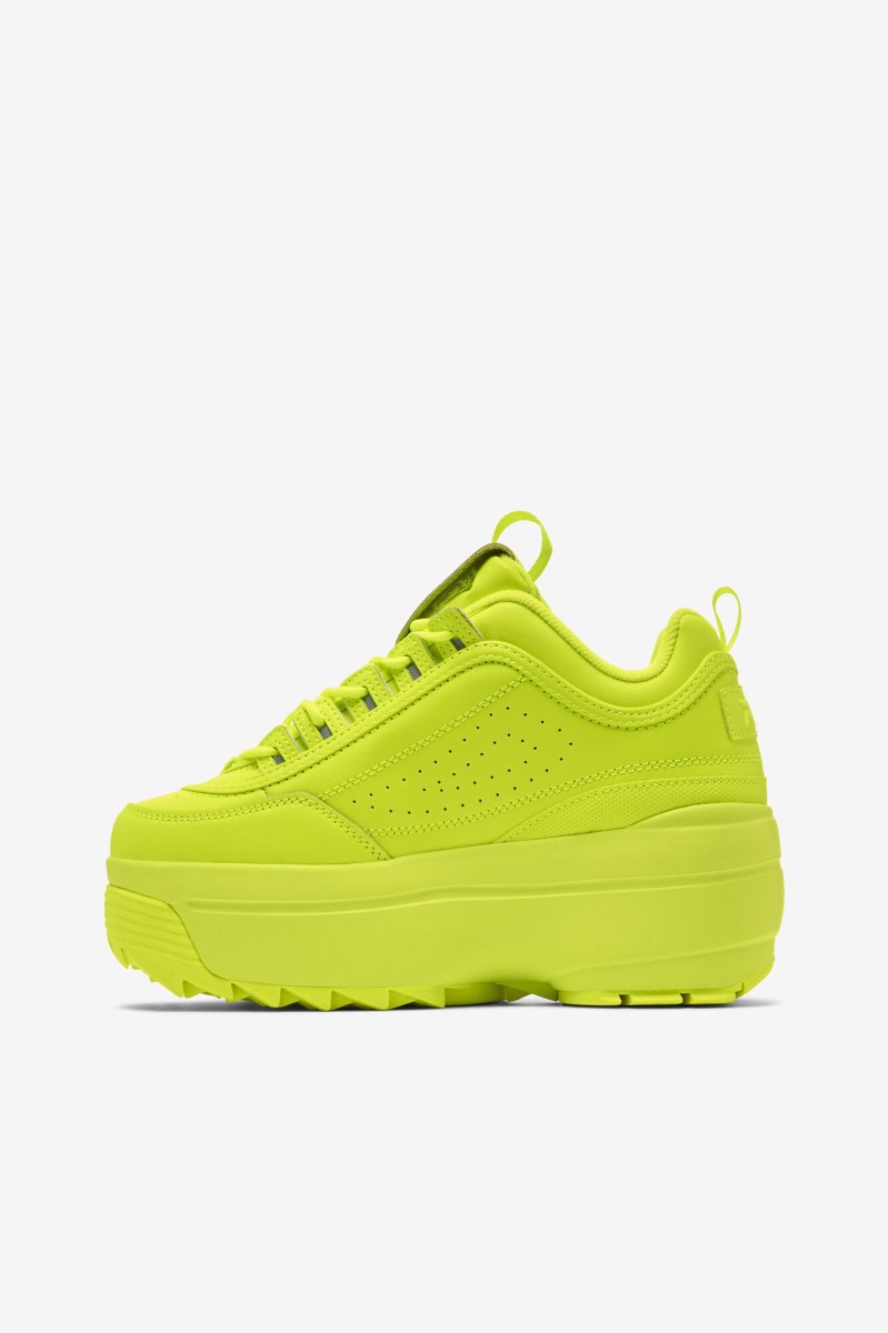 Fila Disruptor 2 Wedge Sneakers Dame Gul | 483-KCOTIR