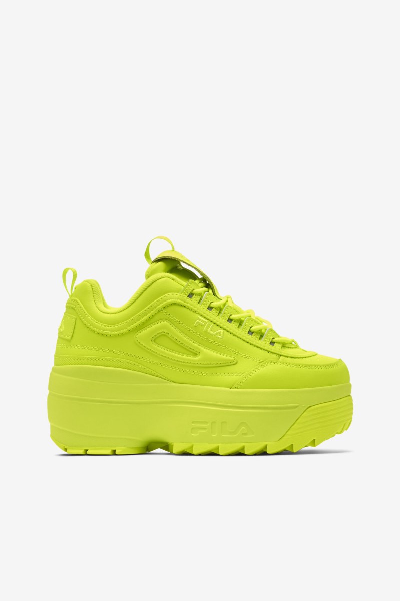 Fila Disruptor 2 Wedge Sneakers Dame Gul | 483-KCOTIR