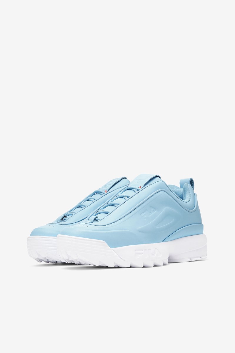 Fila Disruptor Zero Sneakers Dame Blå Hvide | 498-BSAPHY