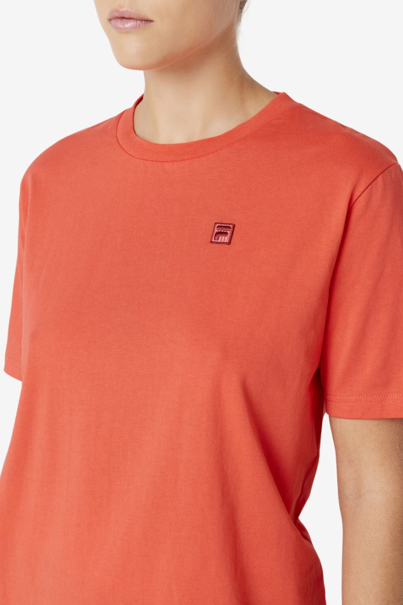 Fila Doran Tee T Shirts Dame Flerfarvede | 671-UFBZIH