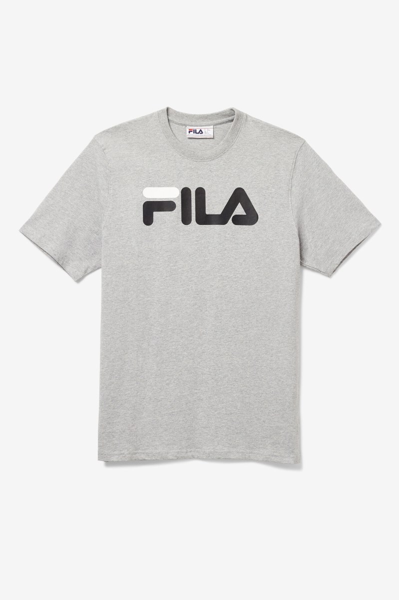 Fila Eagle Tee T Shirts Herre Grå | 872-MHISKL