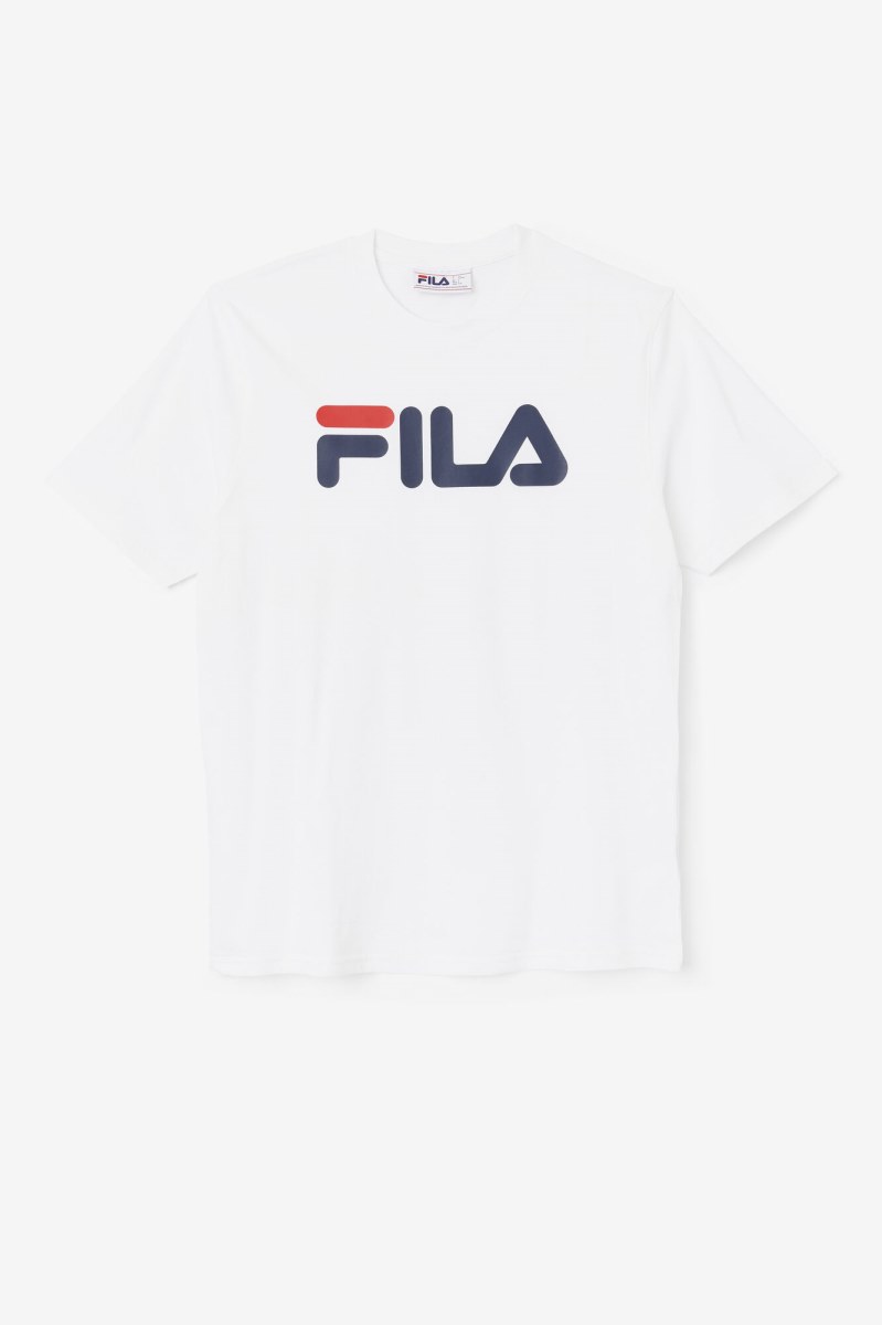 Fila Eagle Tee T Shirts Herre Hvide | 059-ACBEXU