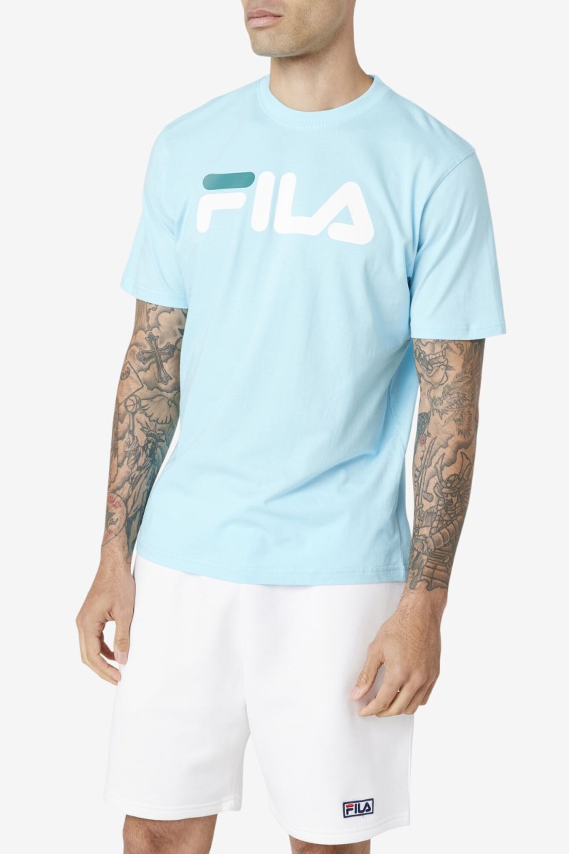 Fila Eagle Tee T Shirts Herre Hvide | 416-RAQOEC