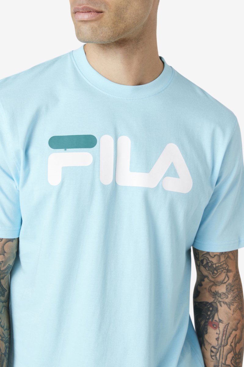 Fila Eagle Tee T Shirts Herre Hvide | 416-RAQOEC