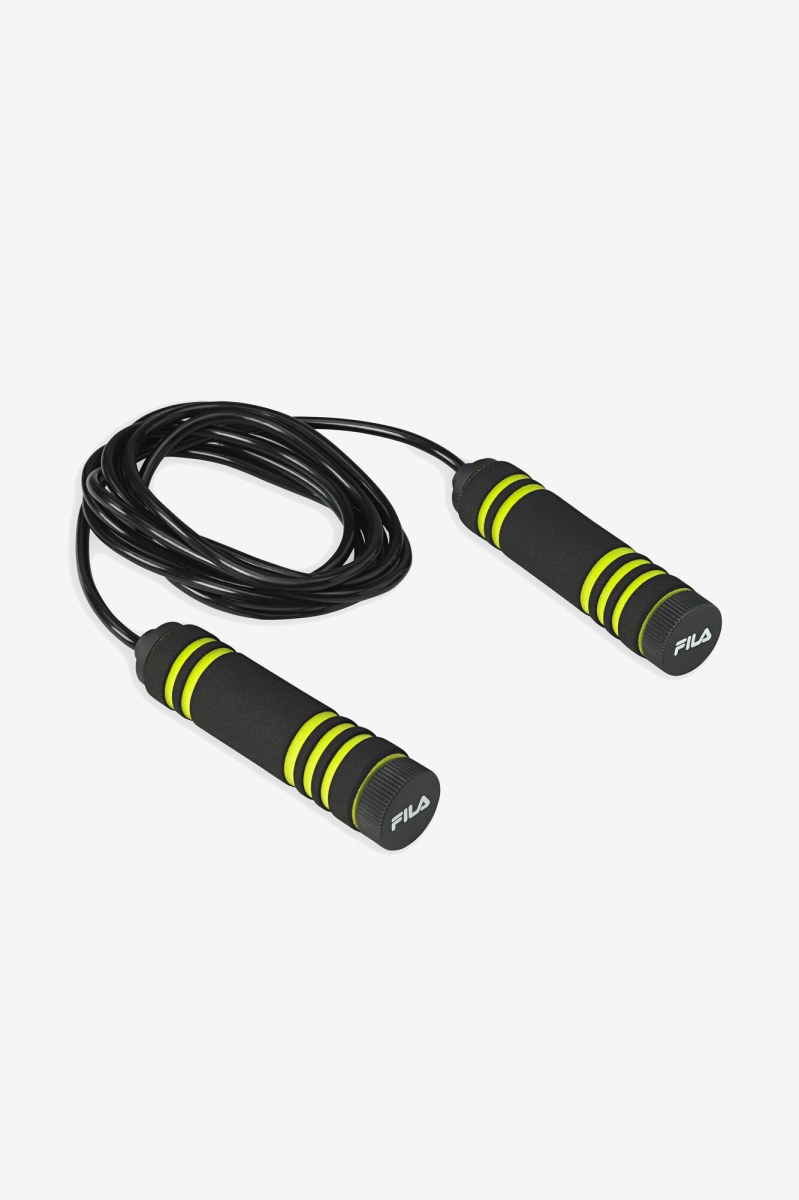 Fila Easy Adjust Speed Rope Udstyr Dame Sort | 649-UMIGFO