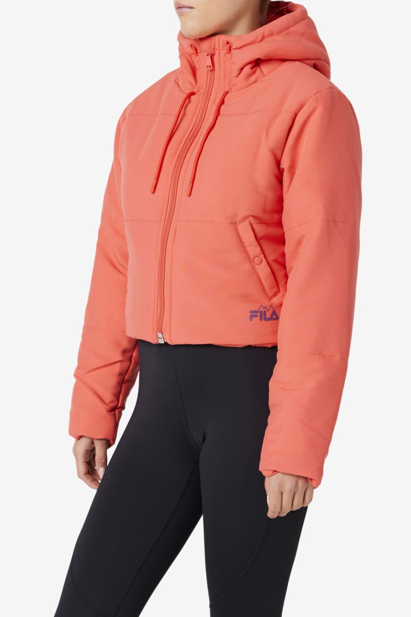 Fila Eden Puffer Jakke Dame Flerfarvede | 536-CJWUFX