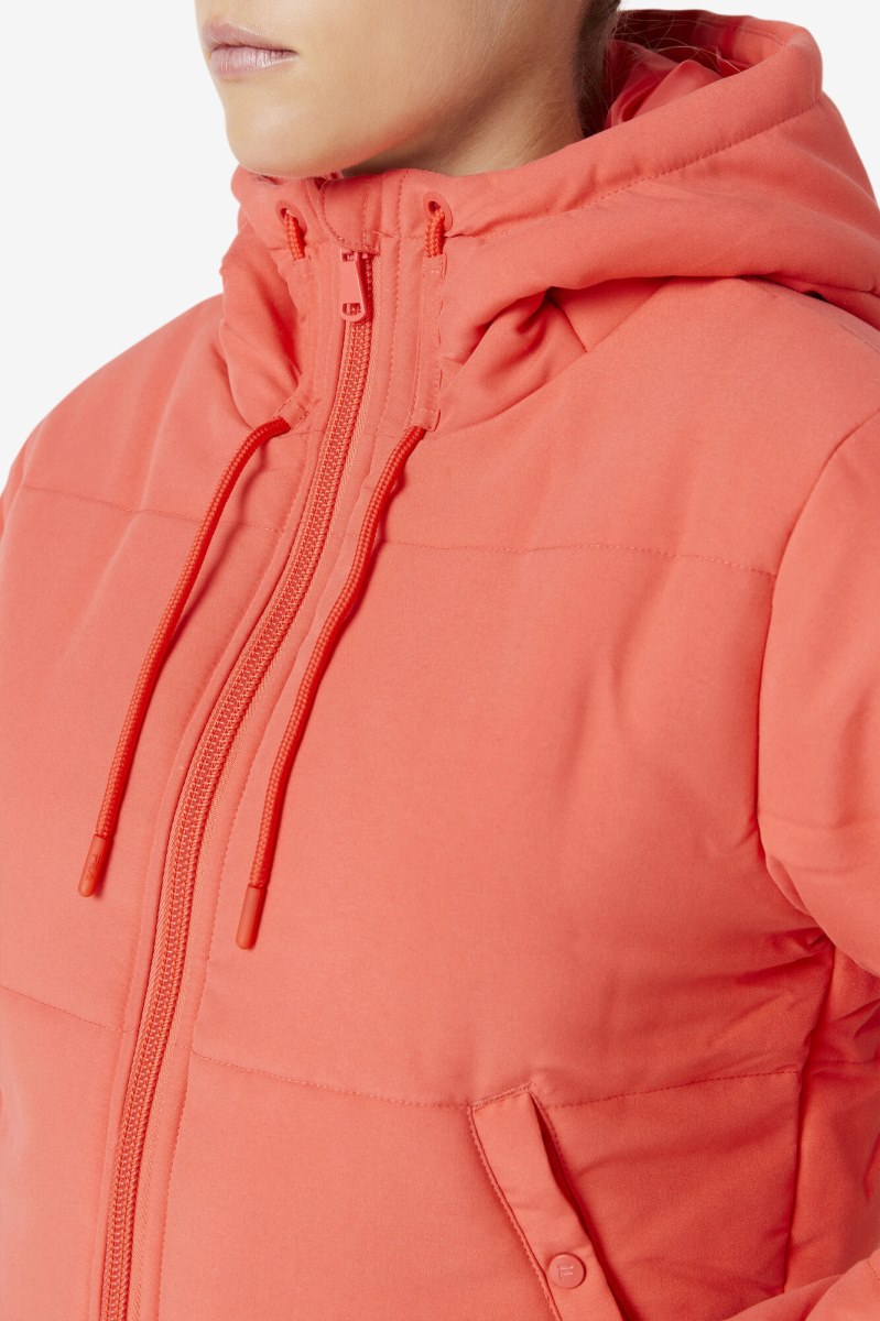 Fila Eden Puffer Jakke Dame Flerfarvede | 536-CJWUFX