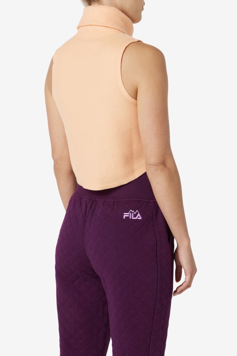 Fila Eliana Cropped Neck Warmer Toppe Dame Orange | 718-UAQWOF