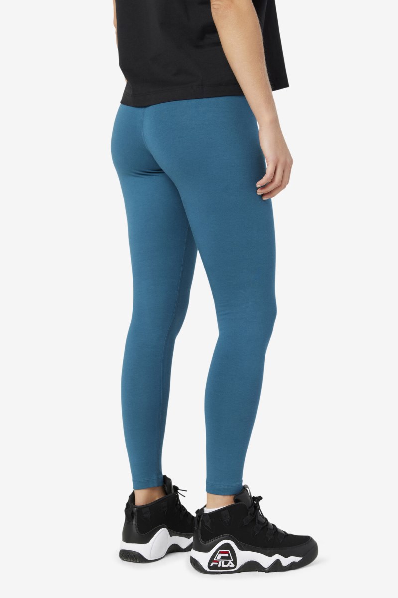 Fila Elora Leggings Dame Blå Koral | 452-TUDNEF