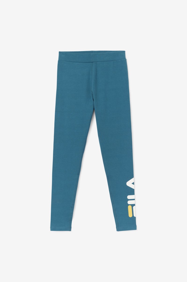 Fila Elora Leggings Dame Blå Koral | 452-TUDNEF