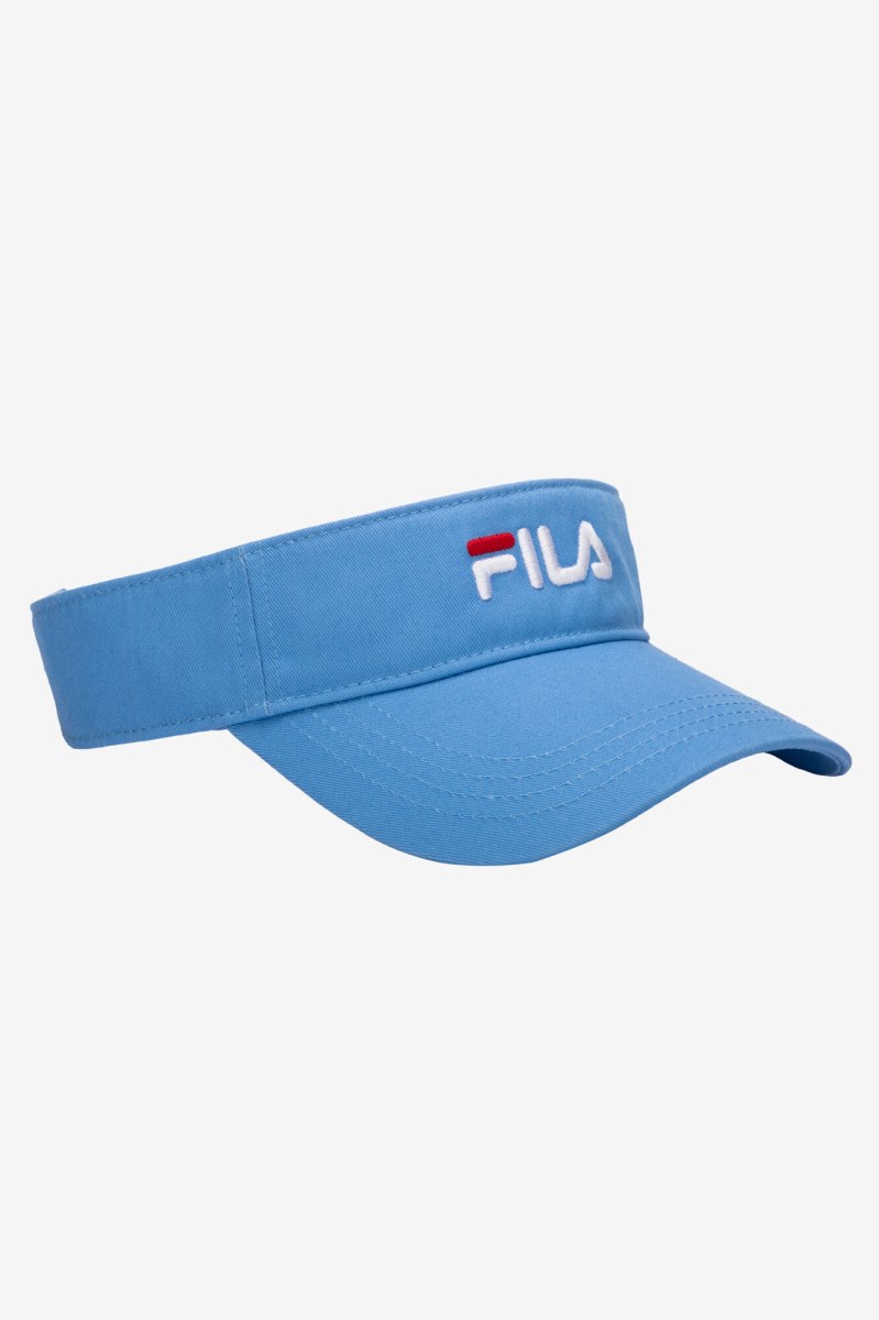 Fila Embroidered Visor Udstyr Herre Blå | 085-XTCMIB