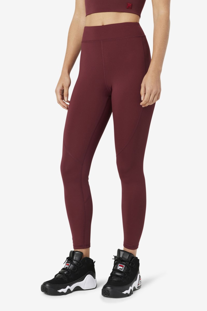 Fila Emerie Leggings Dame Brune | 042-AVOFMN