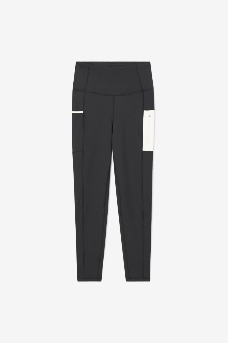 Fila Finely Performance Joggers Dame Sort | 804-LODARH