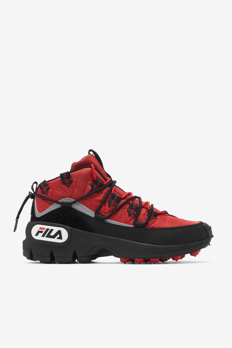 Fila Grant Hill 1 x Trailpacer Sneakers Herre Rød Sort Rød | 173-TQLWFG