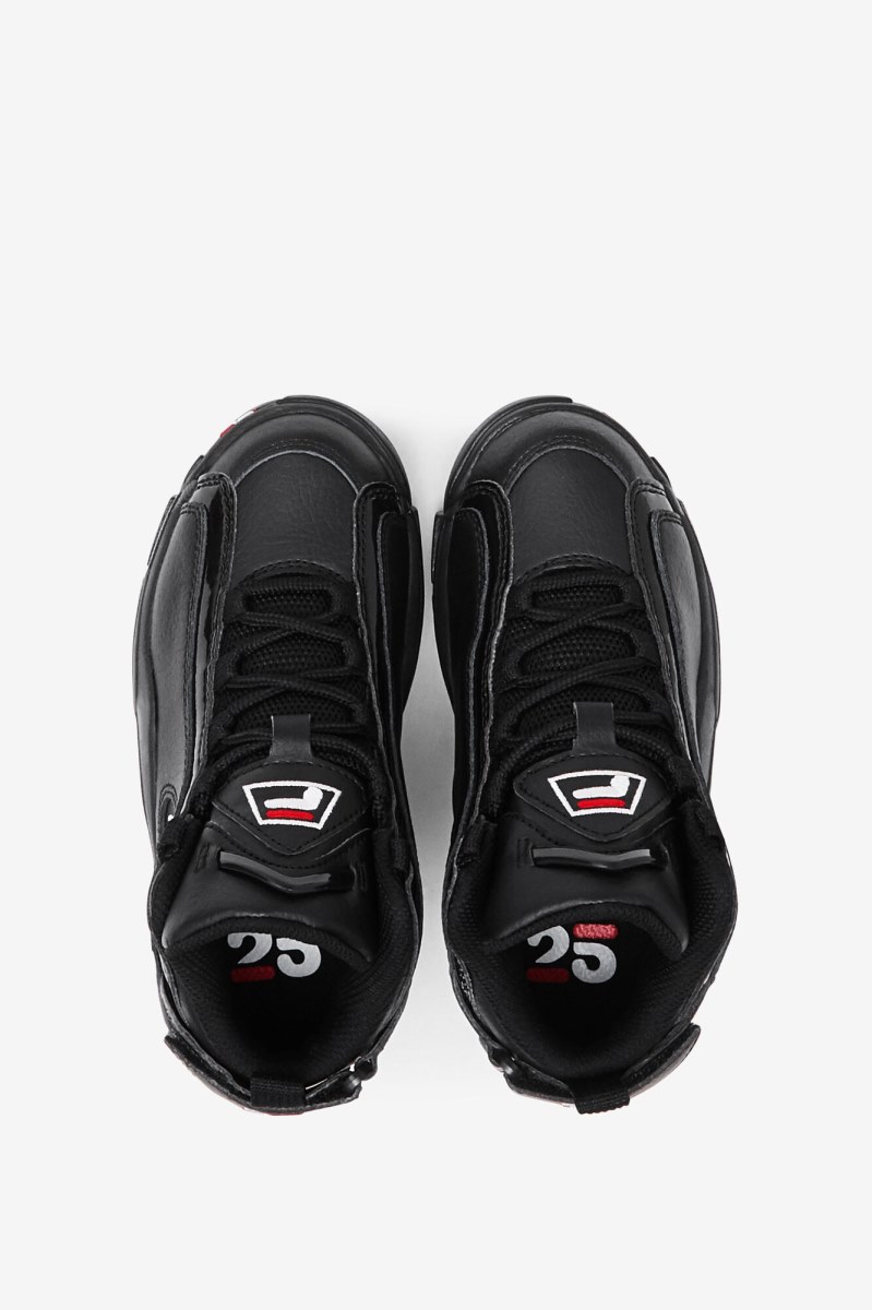 Fila Grant Hill 2 25th Anniversary Edition Små Børn Børn Sort Hvide Rød | 342-YIVJNW