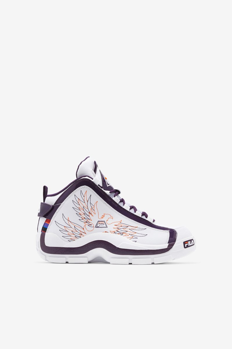 Fila Grant Hill 2 History Store Børn Børn Hvide Lilla Orange | 925-QMDPET