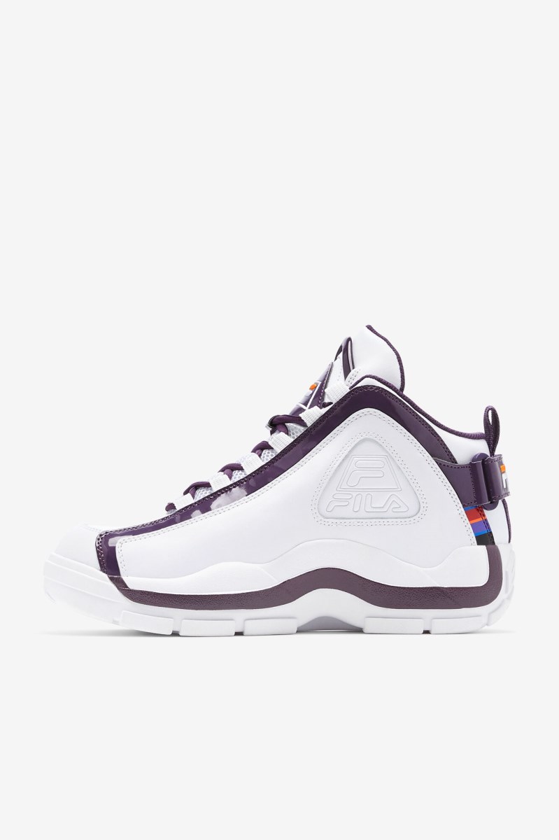 Fila Grant Hill 2 History Støvler Herre Hvide Lilla Orange | 317-WDVTGA