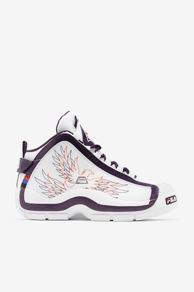 Fila Grant Hill 2 History Støvler Herre Hvide Lilla Orange | 317-WDVTGA