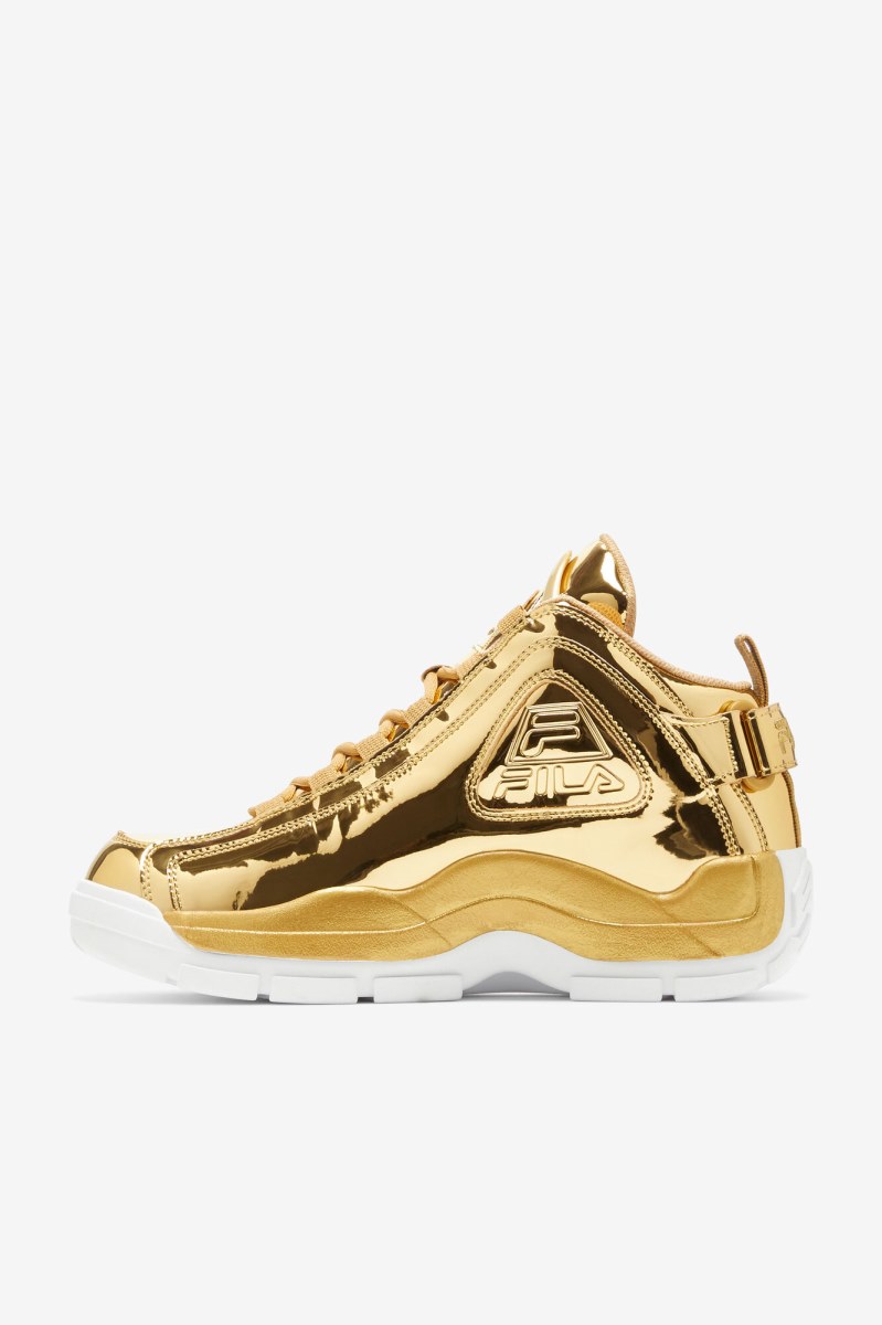 Fila Grant Hill 2 Metallic Støvler Herre Metal Guld Metal Guld Metal Guld | 860-ZYBASF