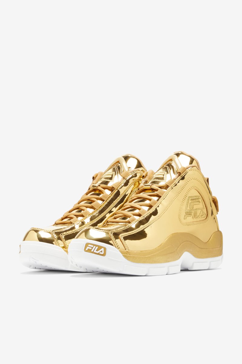 Fila Grant Hill 2 Metallic Støvler Herre Metal Guld Metal Guld Metal Guld | 860-ZYBASF