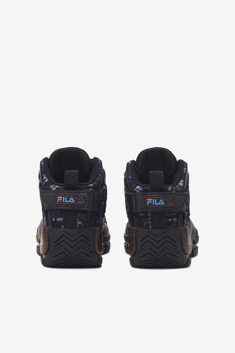 Fila Grant Hill 2 Outdoor Støvler Børn Sort Lilla | 618-VFASYM