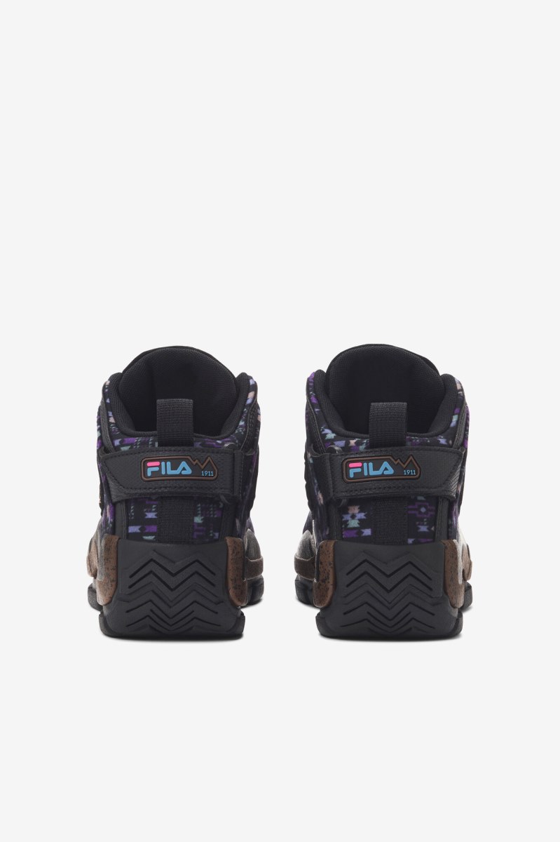 Fila Grant Hill 2 Outdoor Støvler Børn Sort Lilla | 823-YWCEDZ