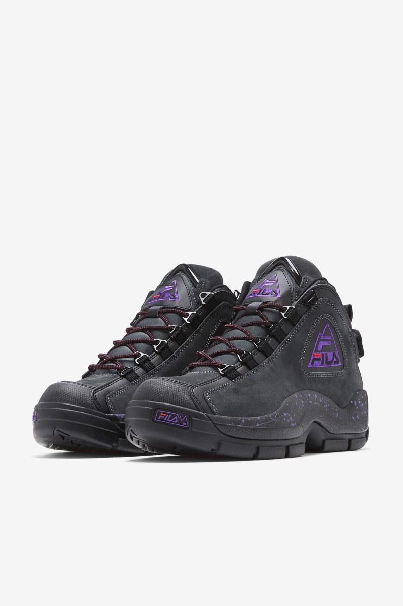 Fila Grant Hill 2 Outdoor Støvler Herre Sort Lilla | 507-VAGYCM