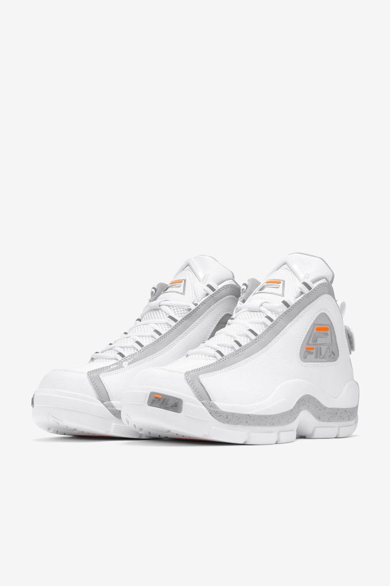 Fila Grant Hill 2 Sneakers Herre Hvide Orange | 047-WCZAIU