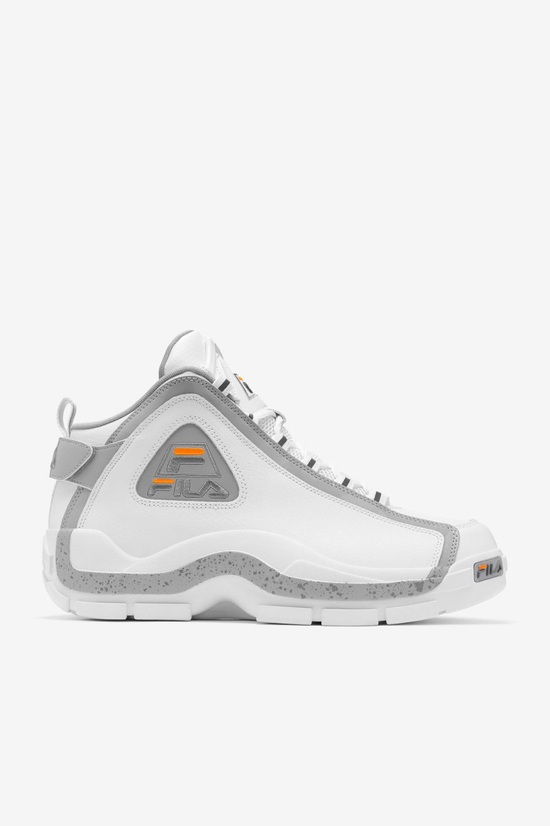 Fila Grant Hill 2 Sneakers Herre Hvide Orange | 047-WCZAIU