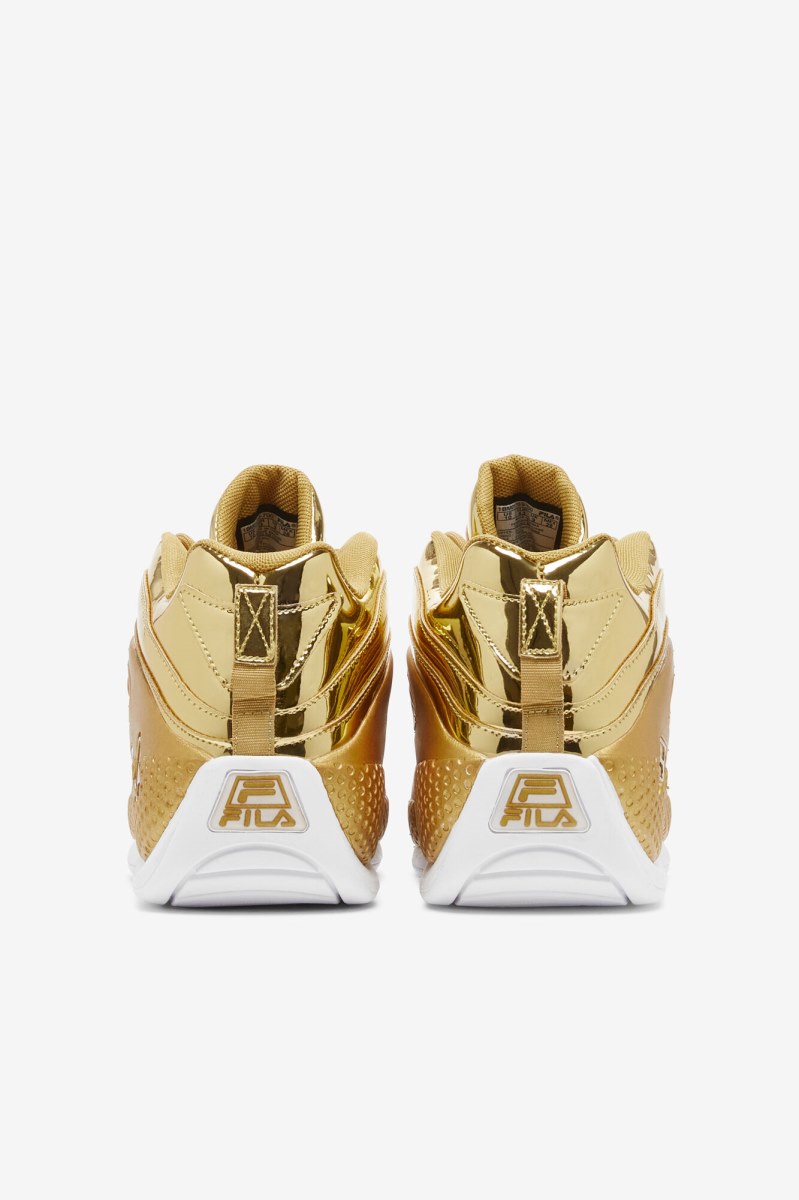 Fila Grant Hill 3 Metallic Støvler Herre Metal Guld Metal Guld Metal Guld | 078-UMIYGE