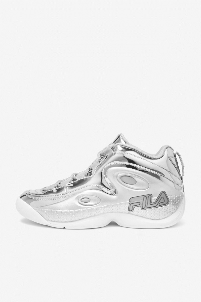 Fila Grant Hill 3 Metallic Støvler Herre Metal Sølv Metal Sølv Metal Sølv | 453-TVNIPJ