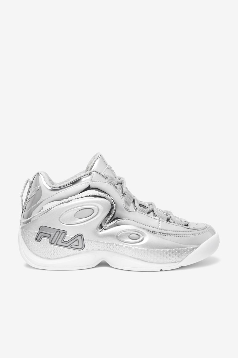 Fila Grant Hill 3 Metallic Støvler Herre Metal Sølv Metal Sølv Metal Sølv | 453-TVNIPJ