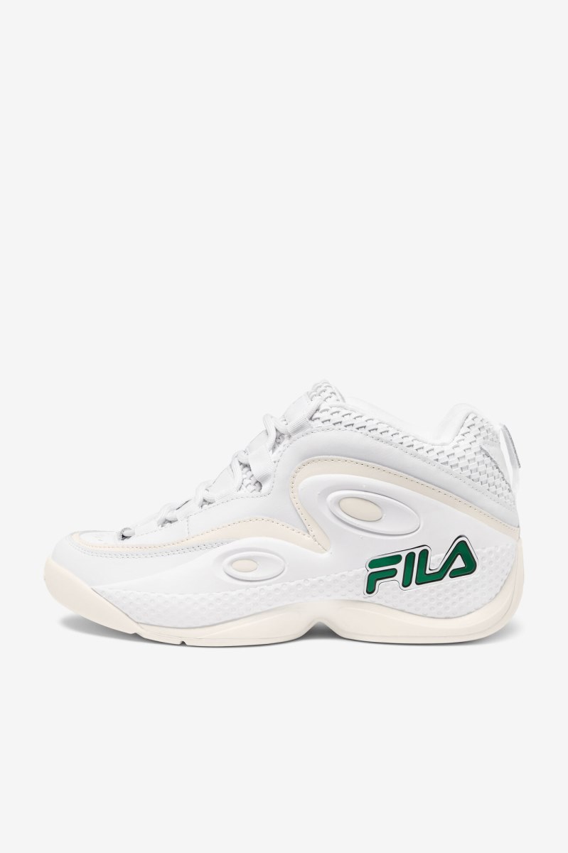 Fila Grant Hill 3 Woven Støvler Herre Hvide | 046-BRXIAS