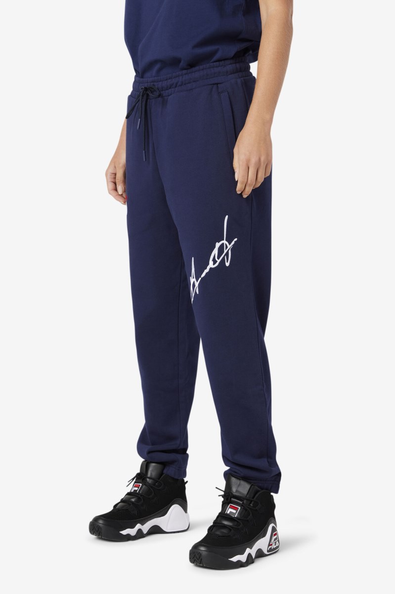 Fila Grant Hill Orson Joggers Dame Mørkeblå | 405-PXHYLT