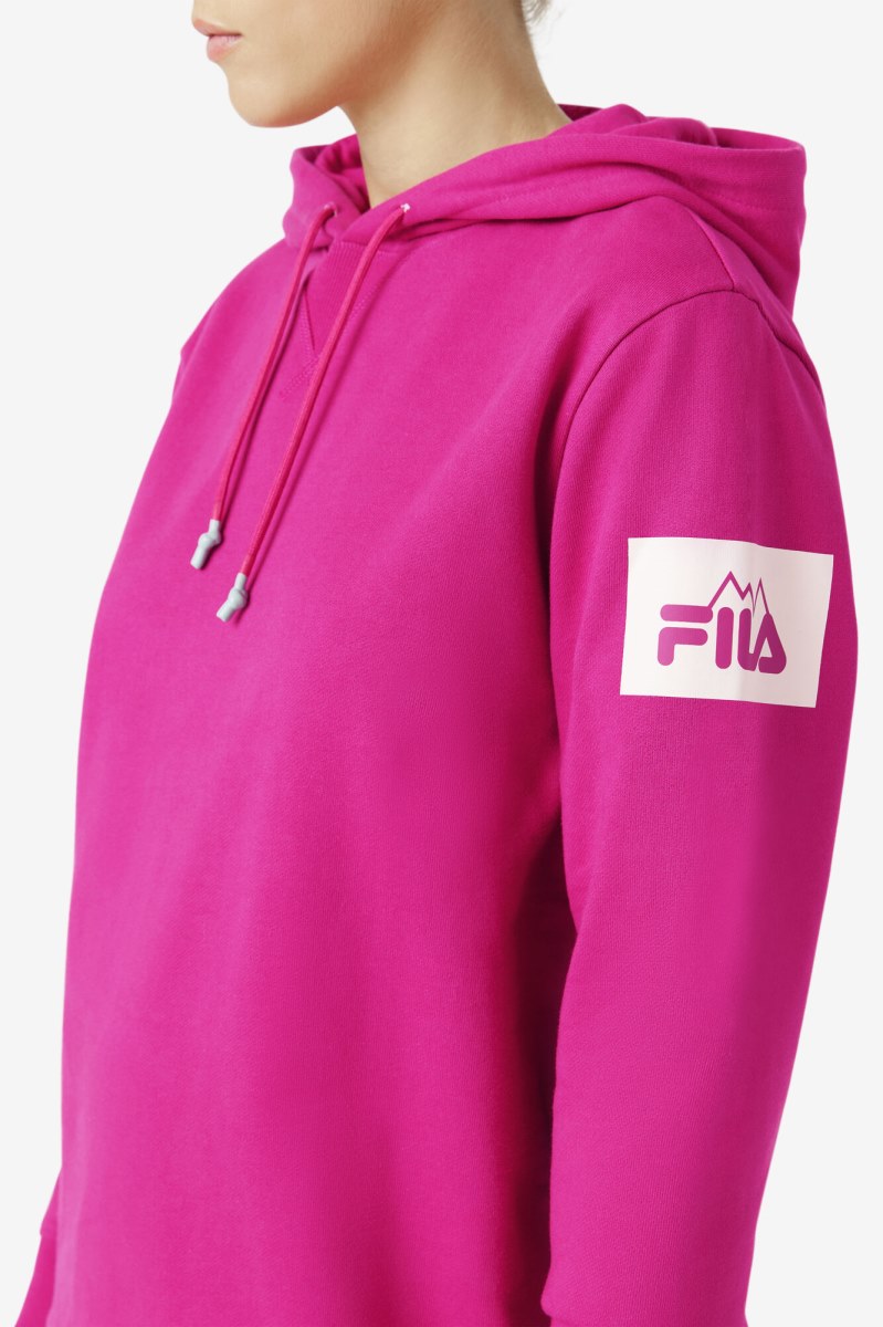 Fila Harmony Hættetrøje Dame Fuchsia | 430-KJFDET