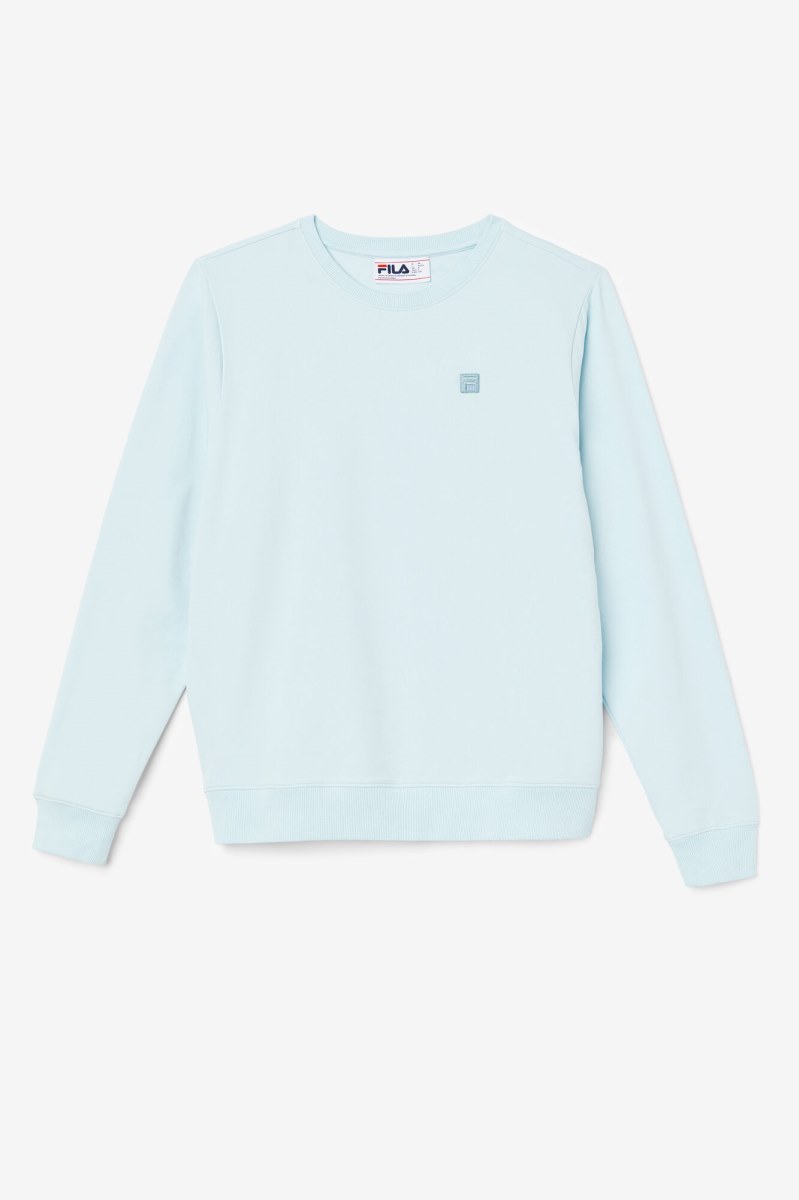 Fila Kaydence Crew Long Sleeve Dame Blå | 248-MQBUYZ