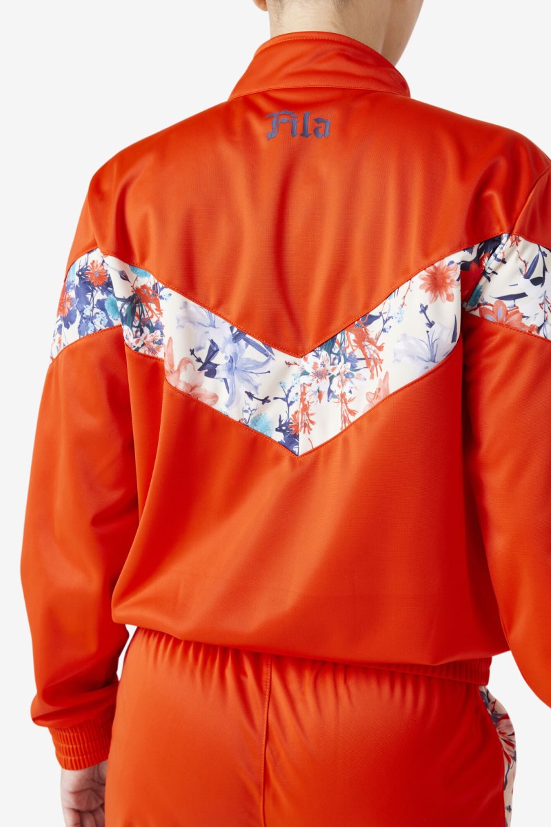 Fila Kiara Træningsjakke Dame Orange | 829-LFOHYR